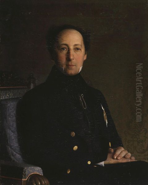 Portrait of Fiodor Pryanishnikov Oil Painting by Sergey Zaryanko