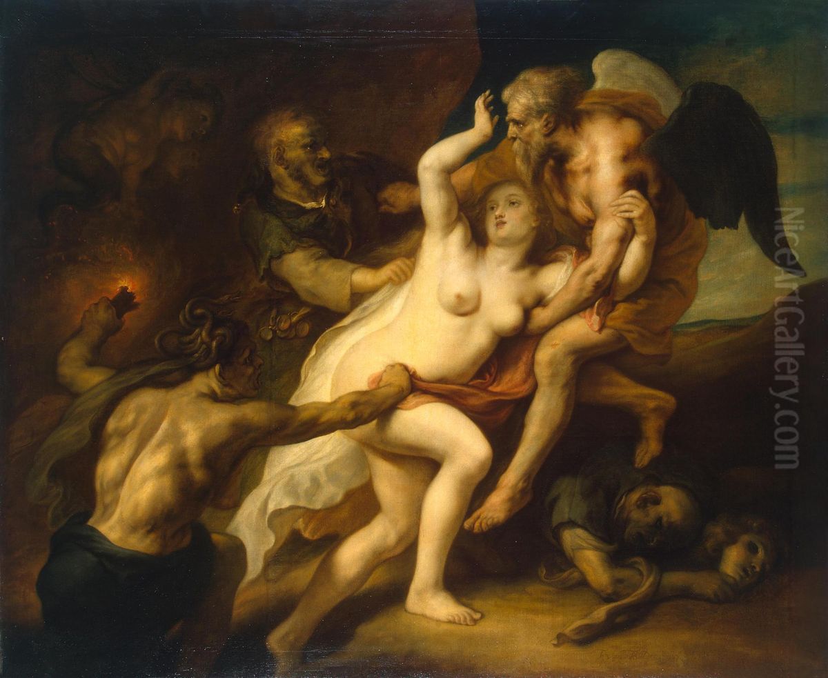 Time Reveals the Truth. The Allegory Oil Painting by Theodoor van Thulden