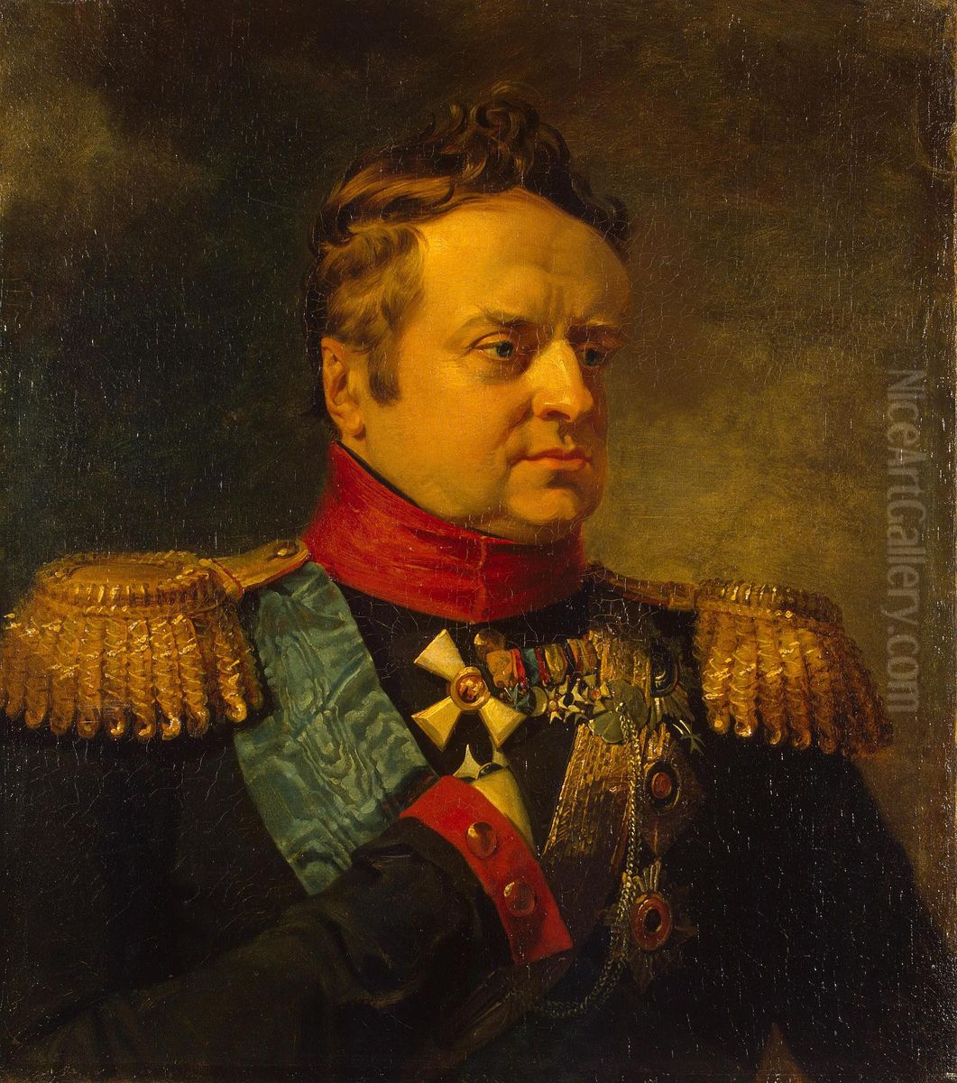 Portrait of Alexander, Prince of Wurttemberg (1771-1833) Oil Painting by George Dawe