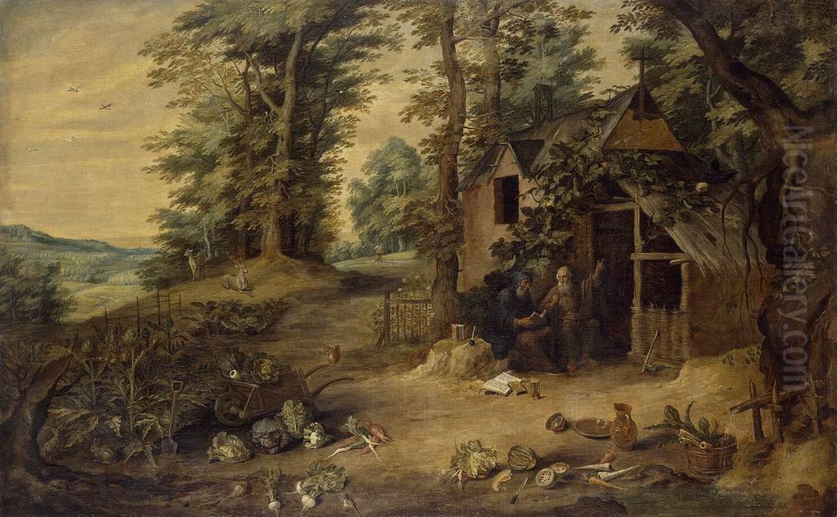 Landscape Oil Painting by David Teniers the Younger