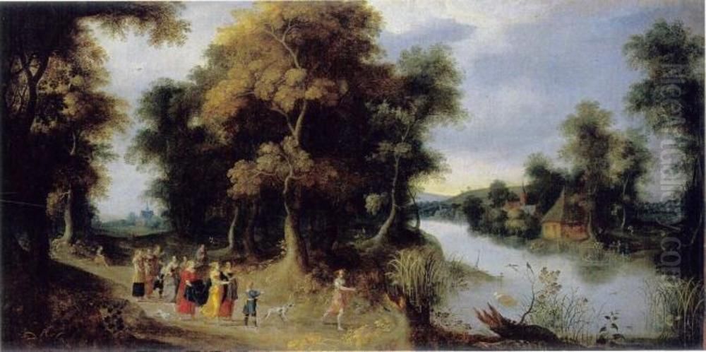Finding of Moses Oil Painting by Hans Jordaens III