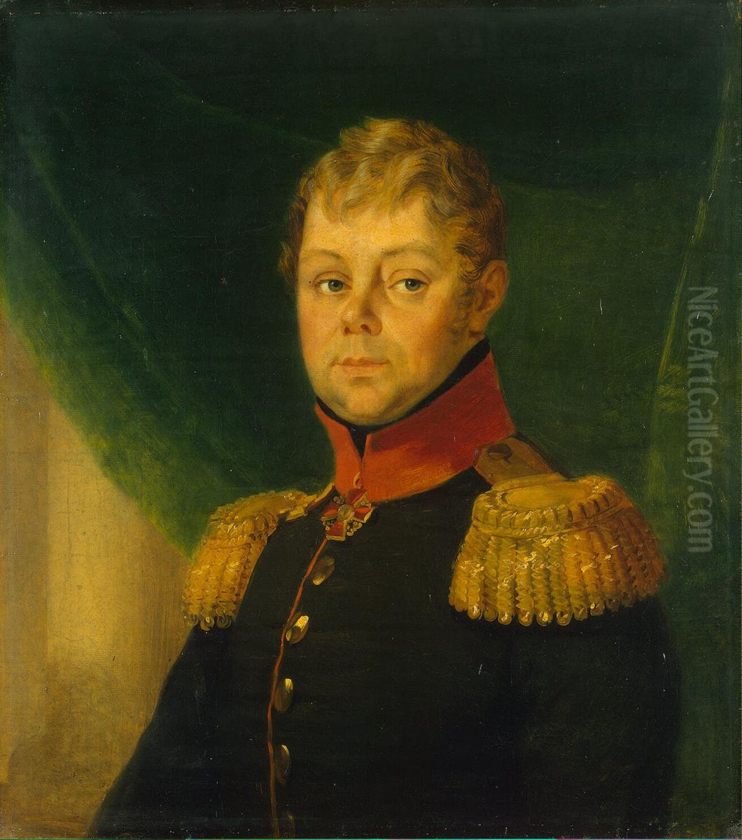 Portrait of Fyodor V. Nazimov (1764-1827) Oil Painting by George Dawe Portrait of Fyodor V. Nazimov (1764-1827) Oil Painting by George Dawe