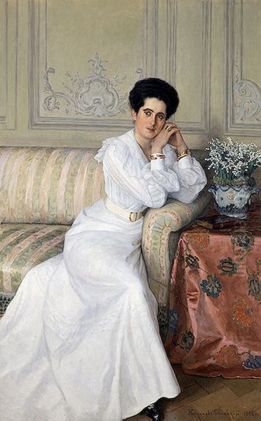Portrait of Princess D.Gorchakova Oil Painting by Nikolay Bogdanov-Belsky