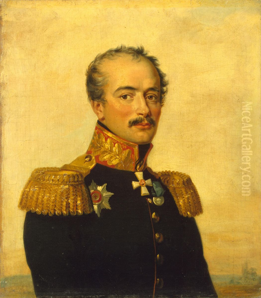 Portrait of Ivan M. Vadbolsky (1781-1861) Oil Painting by George Dawe