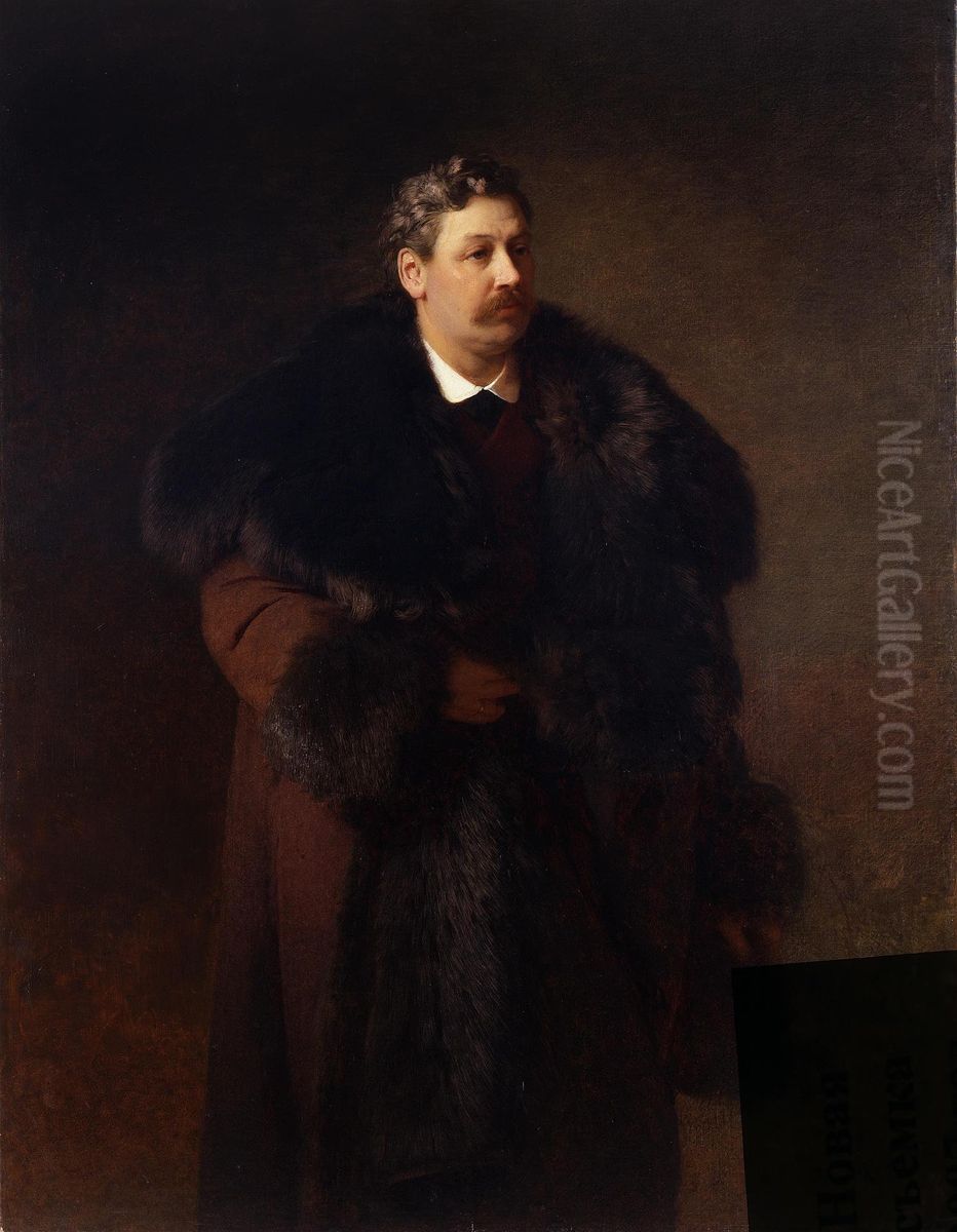 <<Portret grafa Platona Aleksandrovica Zubova>> Oil Painting by Johann Koler