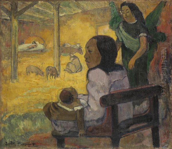 Be be (Pepe) Oil Painting by Paul Gauguin