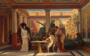 Theatrical Rehearsal in the House of an Ancient Rome Poet Theatrical Rehearsal in the House of an Ancient Rome Poet
