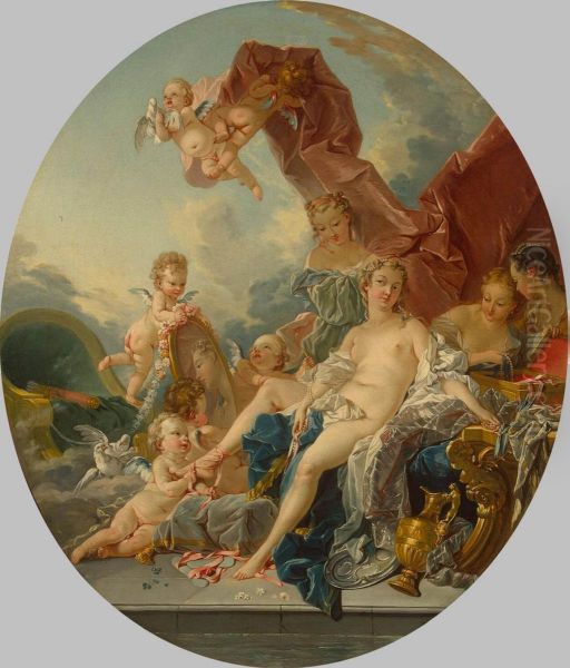 La Toilette de Venus Oil Painting by Francois Boucher