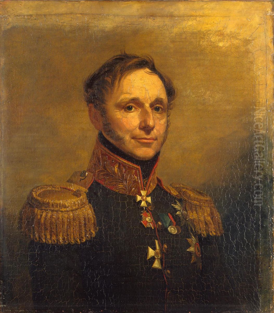 Portrait of Pyotr K. Essen (1772-1844) Oil Painting by George Dawe
