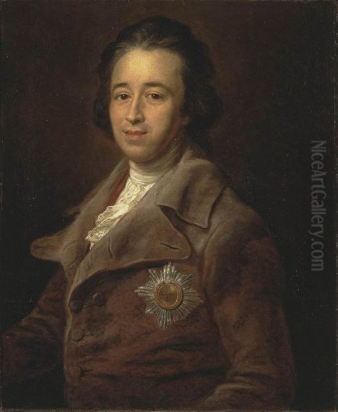 <<Portret knaza A. B. Kurakina>> Oil Painting by Pompeo Batoni