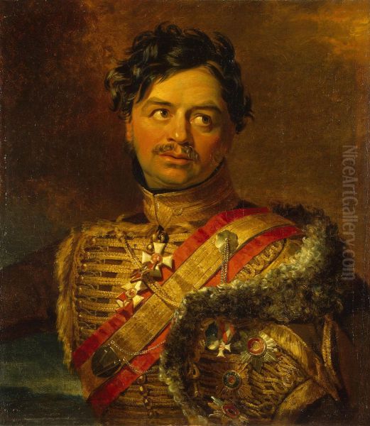 Portrait of Illarion V. Vasilchikov (1775/76-1847) (1st) Oil Painting by George Dawe