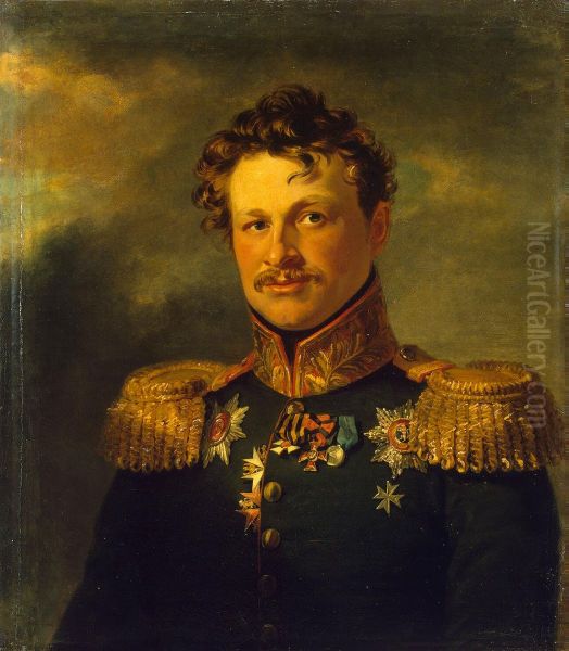 Portrait of Ernest, Prince of Hesse-Philipstal (1771 - after 1836) Oil Painting by George Dawe