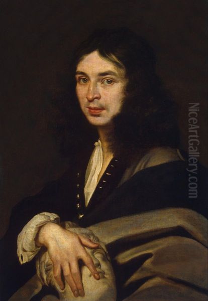 Possibly a self-portrait Oil Painting by Peter Franchoys
