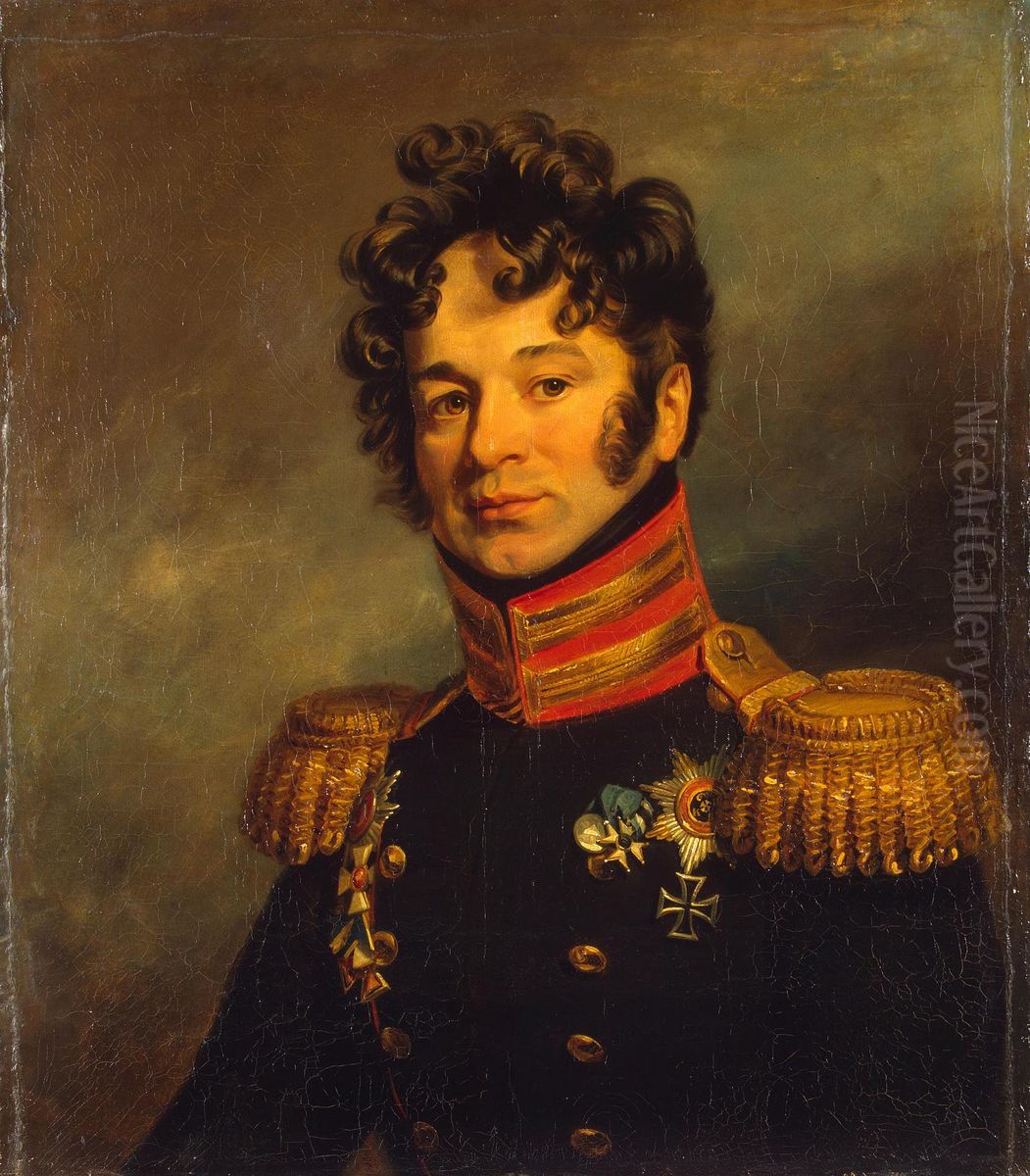 Portrait of Pyotr A. Chicherin (1778-1848/49) (2nd) Oil Painting by George Dawe Portrait of Pyotr A. Chicherin (1778-1848/49) (2nd) Oil Painting by George Dawe