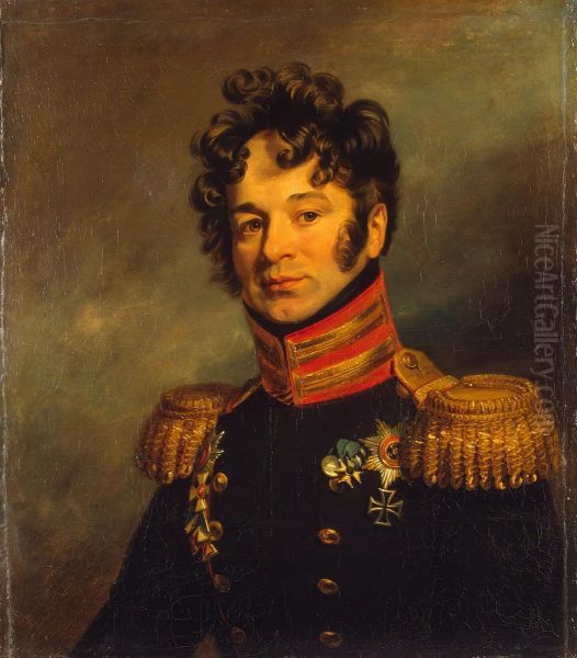 Portrait of Pyotr A. Chicherin (1778-1848/49) (2nd) Oil Painting by George Dawe