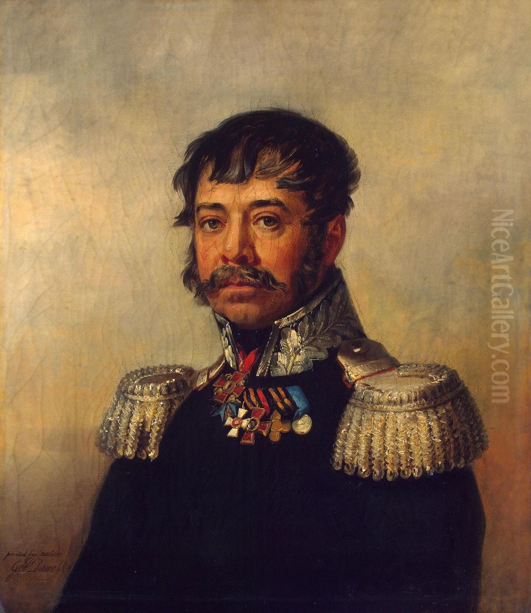 Portrait of Osip V. Ilovaisky (1775-1839) (10th) Oil Painting by George Dawe