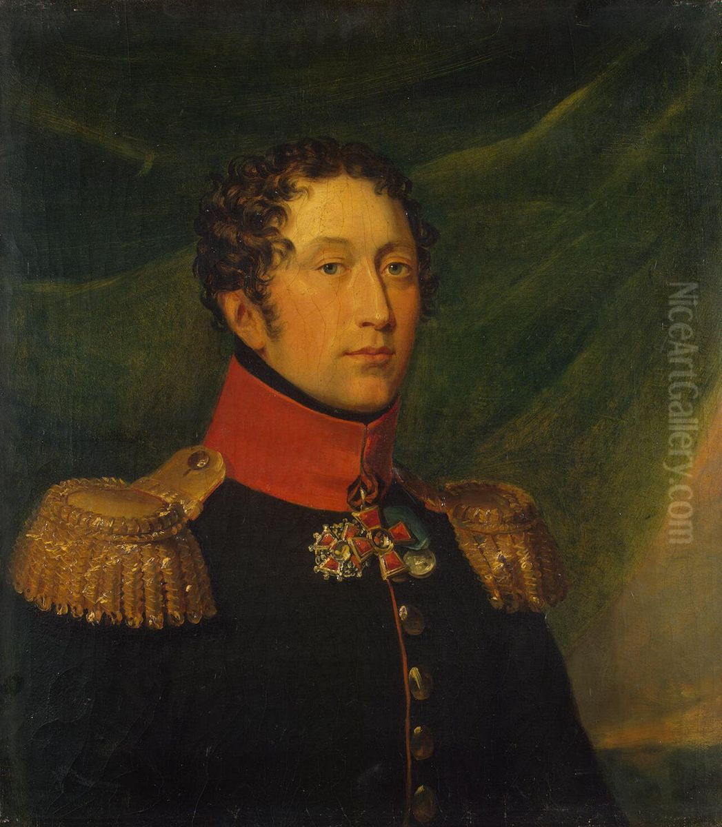 Portrait of Alexey S. Kologrivov (1776-1818) Oil Painting by George Dawe