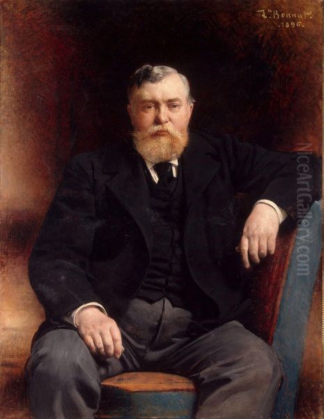 Portrait of Prince Vyacheslav Tenishev Oil Painting by Leon Bonnat