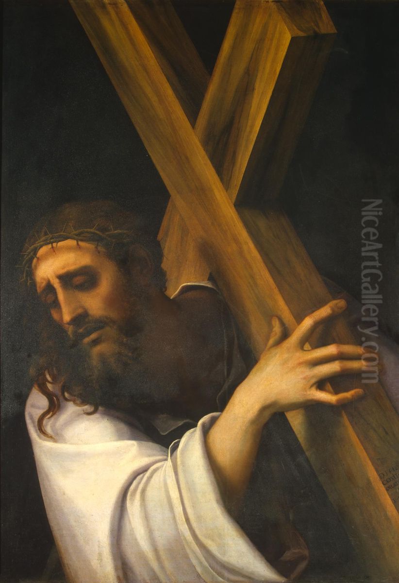 Carrying of the Cross Oil Painting by Sebastiano Del Piombo