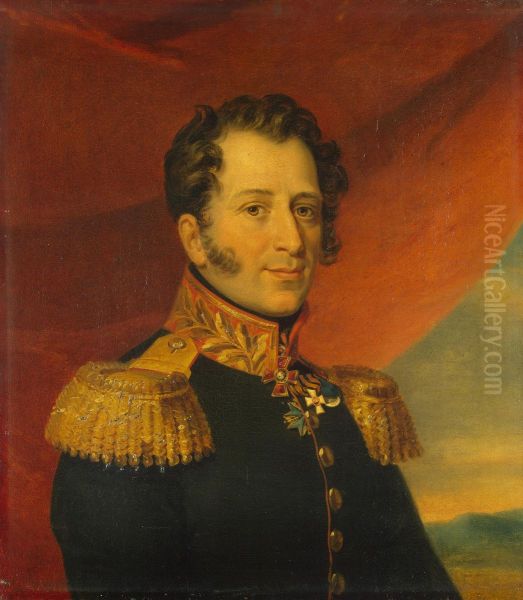 Portrait of Nikolai A. Chicherin (1771/73-1837) (1st) Oil Painting by George Dawe