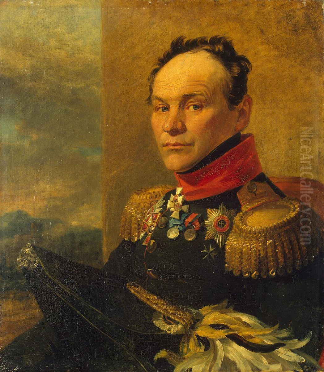Portrait of Alexander I. Tsvilenev (1769-1824) Oil Painting by George Dawe