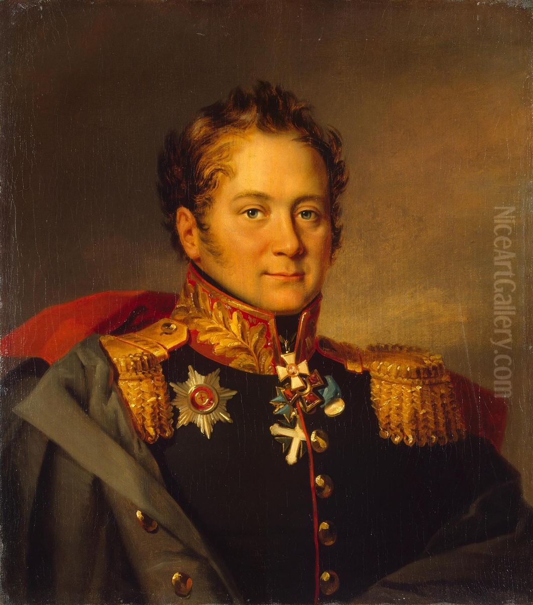 Portrait of Alexander A. Pisarev (1780-1848) Oil Painting by George Dawe