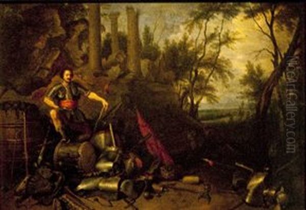 De gedwongen ledigheid van Mars (The Enforced Idleness of Mars) Oil Painting by David Ryckaert III De gedwongen ledigheid van Mars (The Enforced Idleness of Mars) Oil Painting by David Ryckaert III