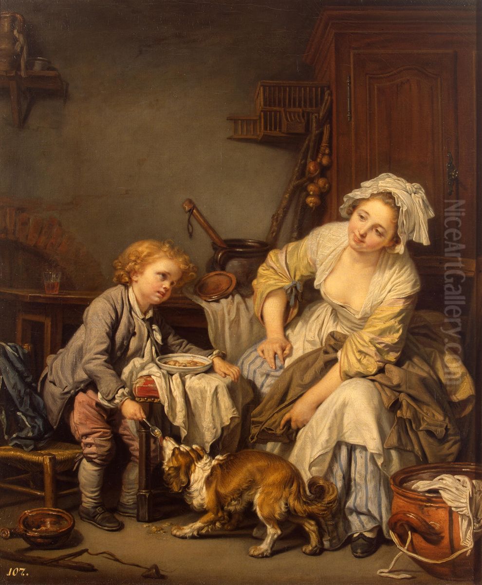 Spoiled Child Oil Painting by Jean-Baptiste Greuze