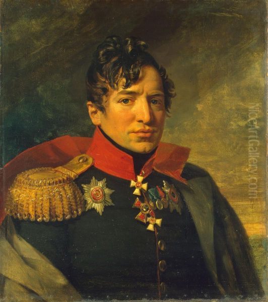 Portrait of Pyotr A. Kikin (1775-1834) Oil Painting by George Dawe