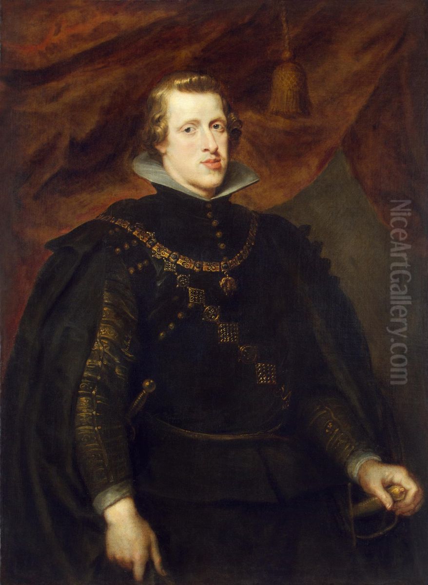 Portrait of Philip IV, King of Spain Oil Painting by (studio of) Rubens, Peter Paul
