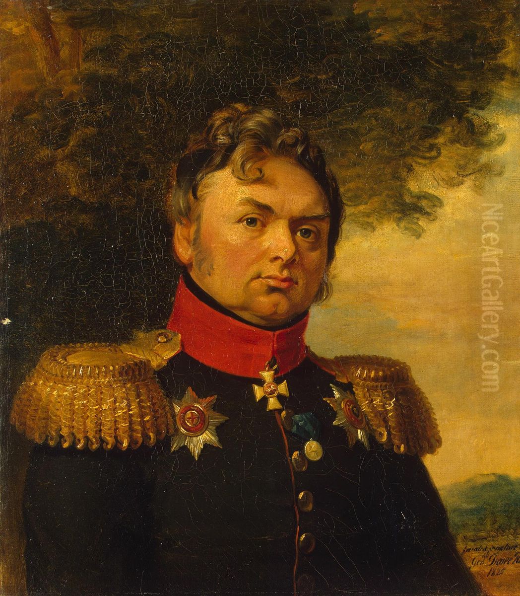 Portrait of Pavel N. Choglokov (1772-1832) Oil Painting by George Dawe