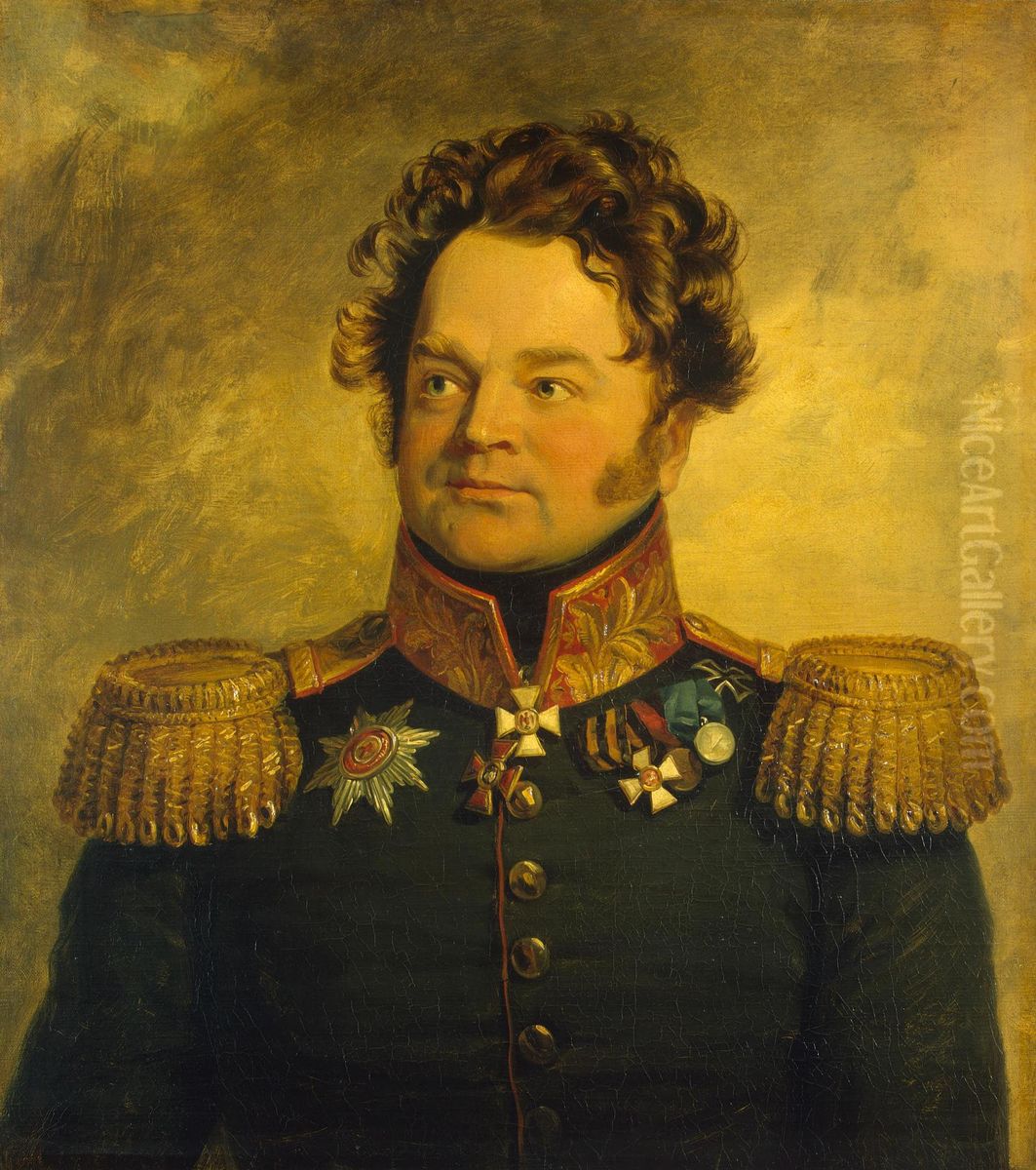 Portrait of Nikanor M. Svechin (1772-1849) Oil Painting by George Dawe