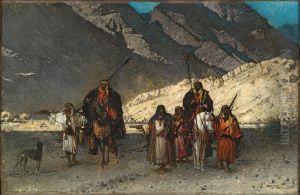 Arabian Sheikhs in the Mountains
