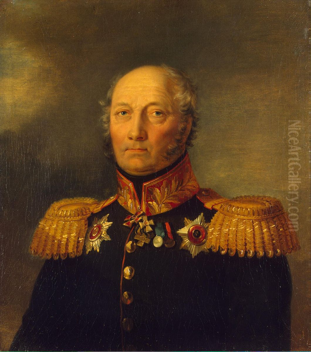Portrait of Andrey S. Umanets (1762 - after 1828) Oil Painting by George Dawe