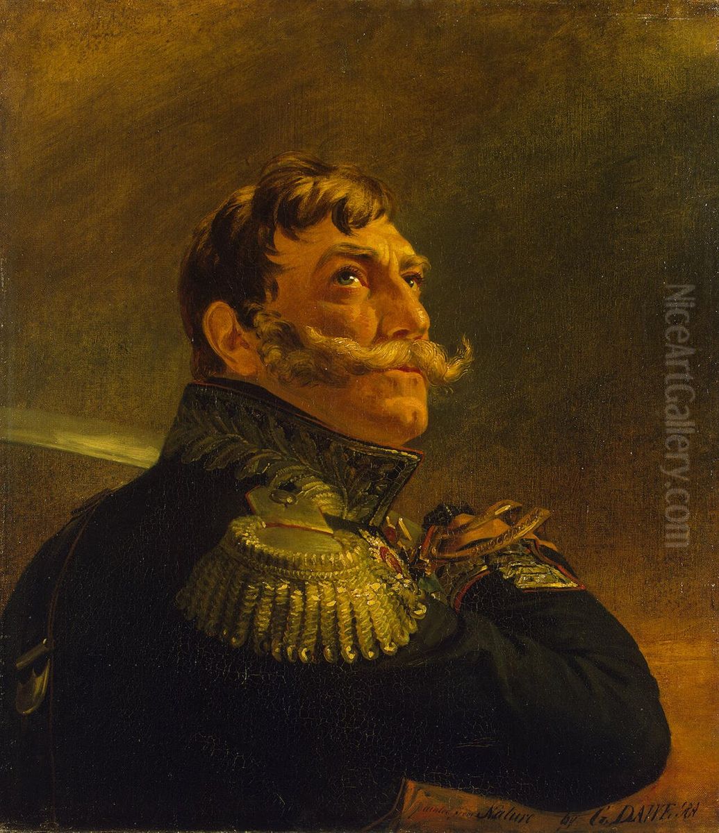 Portrait of Dmitry Ye. Kuteynikov (1766-1844) Oil Painting by George Dawe