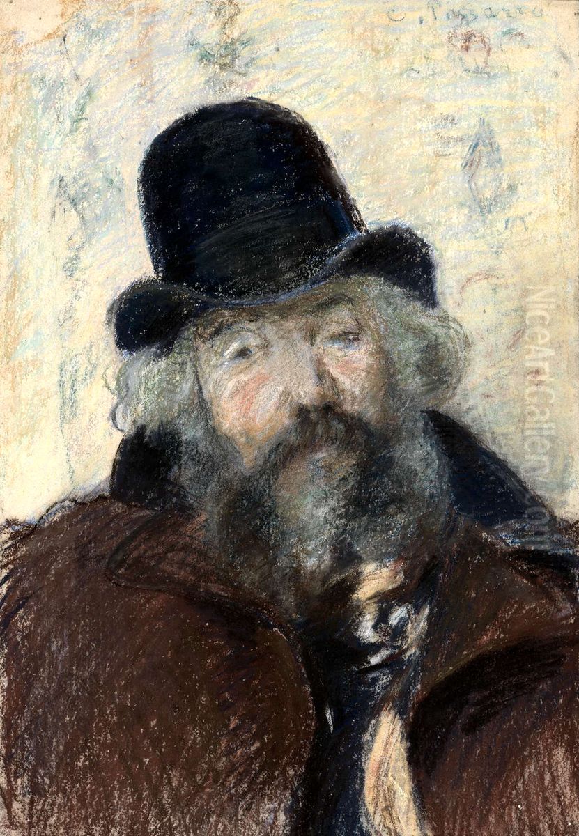Portrait de Ludovic Piette Oil Painting by Camille Pissarro
