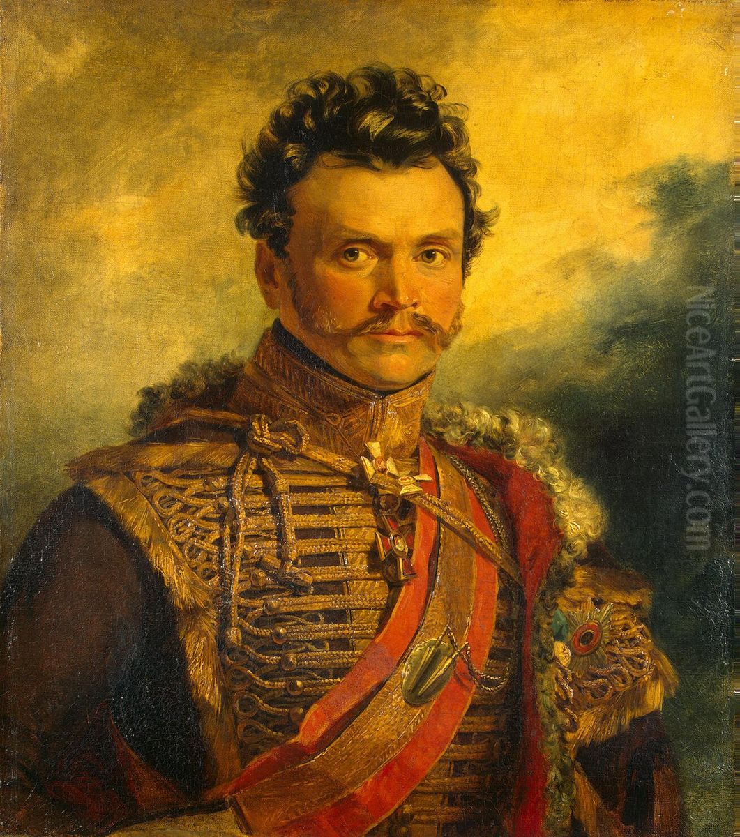 Portrait of Dmitry V. Vasilchikov (1778-1859) (2nd) Oil Painting by George Dawe