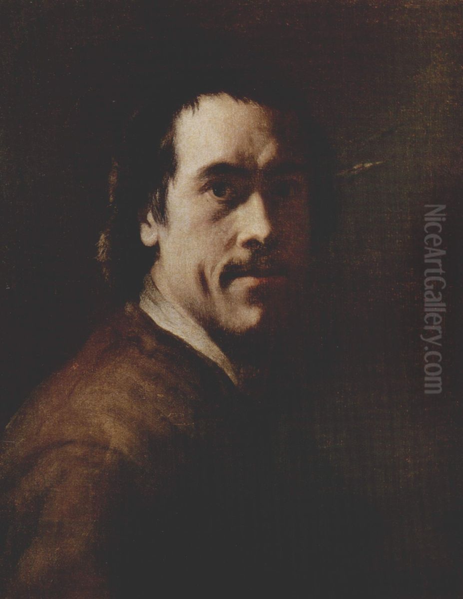Self-portrait Oil Painting by Christian Seybold
