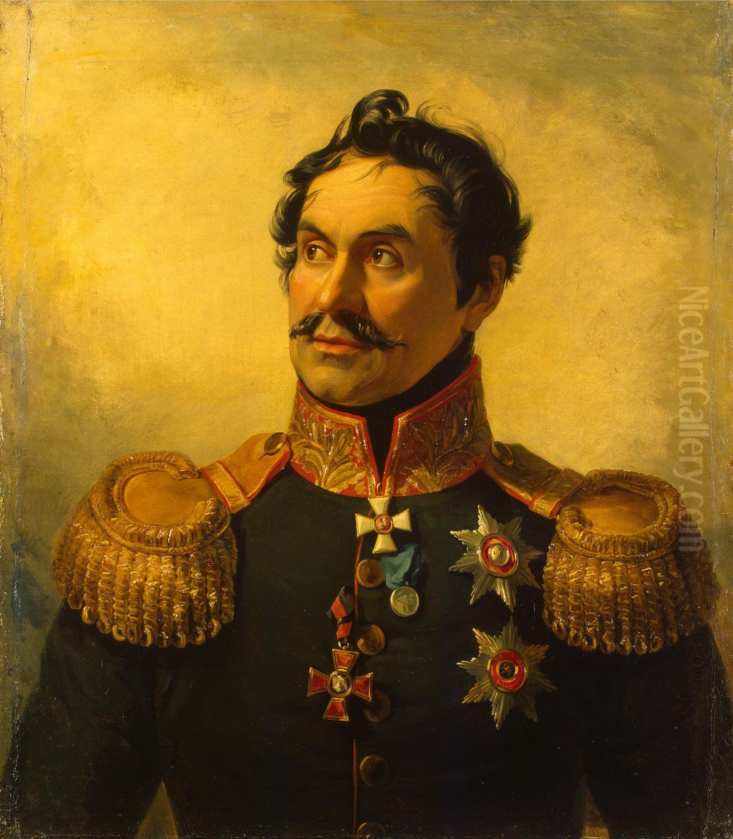 Portrait of Yefim I. Chaplits (1768-1825) Oil Painting by George Dawe