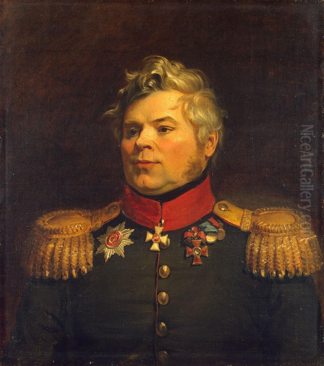 Portrait of Alexey Yu. Gamin (Hamen) (1773-1829) Oil Painting by George Dawe
