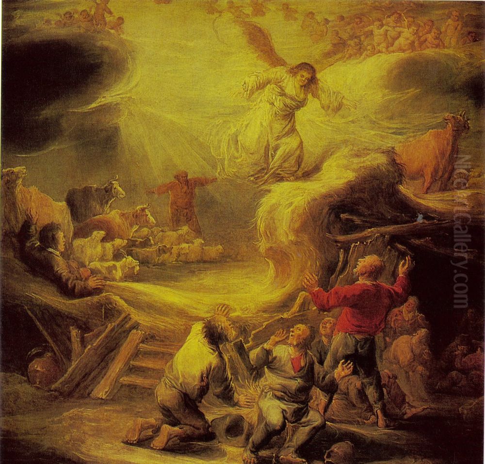 The Annunciation to the Shepherds Oil Painting by Benjamin Gerritsz Cuyp
