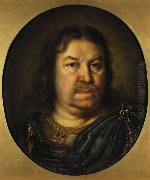 Portrait of Senator Ya.F. Dolgoruky Oil Painting by Charles Le Brun