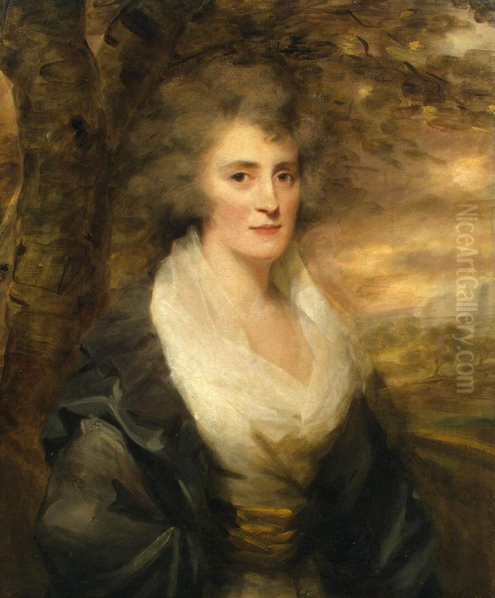 Portrait of Mrs Eleanor Bethune (1766-1848) Oil Painting by Henry Raeburn