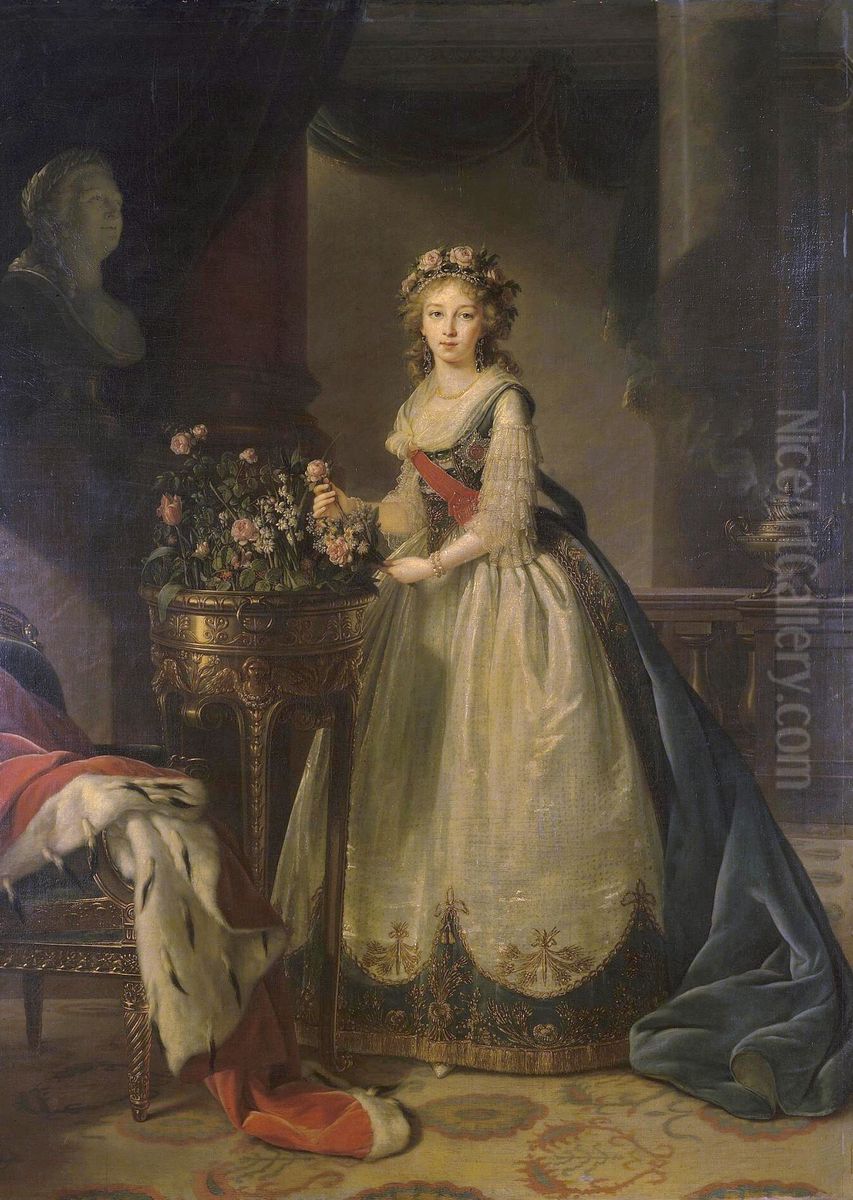 Portret velikoj knagini Elizavety Alekseevny Oil Painting by Elisabeth Louise Vigee Le Brun Portret velikoj knagini Elizavety Alekseevny Oil Painting by Elisabeth Louise Vigee Le Brun