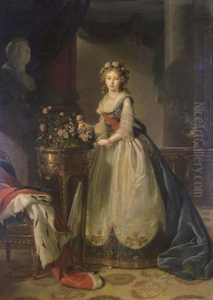Portret velikoj knagini Elizavety Alekseevny Oil Painting by Elisabeth Louise Vigee Le Brun