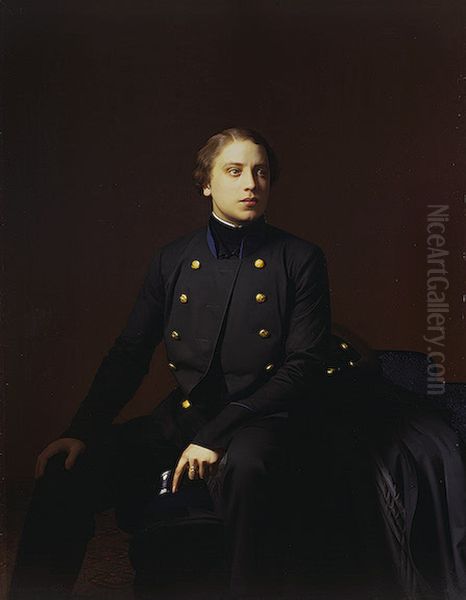 Portrait of Nikolai Stroganov Oil Painting by Sergey Zaryanko