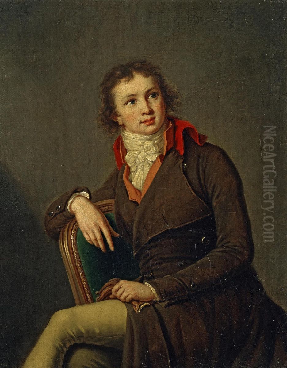Portrait of Count Pavel Stroganov Oil Painting by Elisabeth Louise Vigee Le Brun