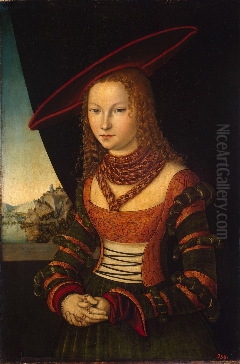 Portrait of a Woman Oil Painting by Lucas Cranach the Elder