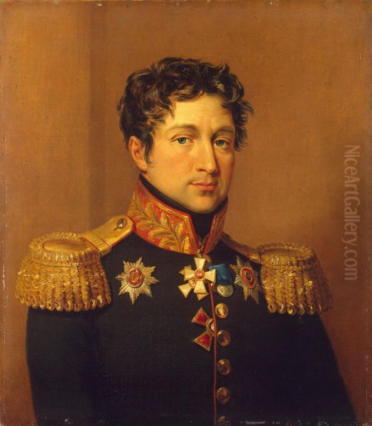 Portrait of Zakhar D. Olsufyev (1773-1835) (1st) Oil Painting by George Dawe