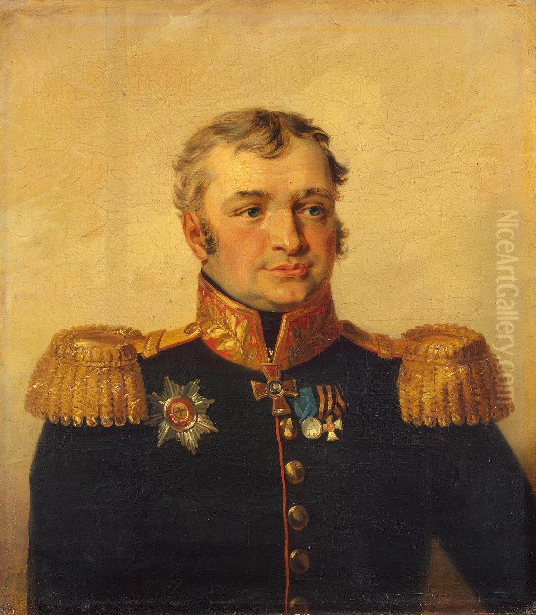 Portrait of Vasily S. Rakhmanov (1764-1816) Oil Painting by George Dawe